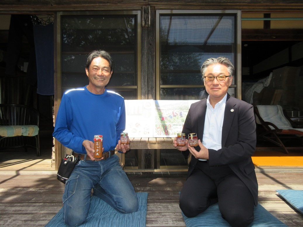 森本代表と矢口地方参事官