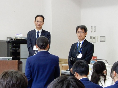 出前授業の様子（令和6年11月14日撮影）