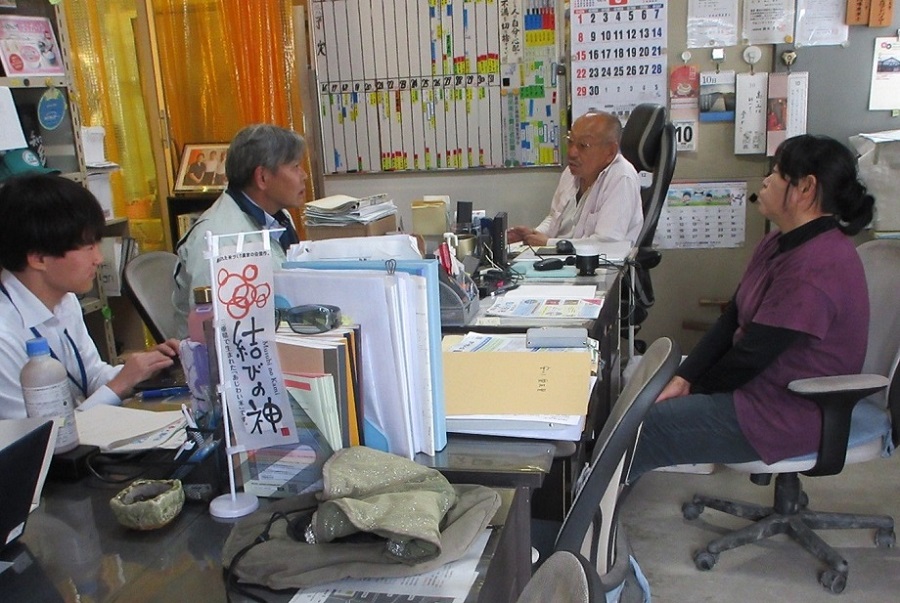 農事組合法人百笑楽匠との意見交換の様子