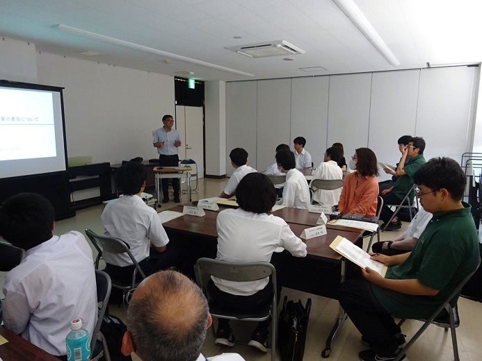 あいさつする齋藤地方参事官（令和6年6月14日撮影）