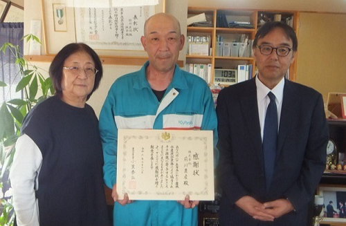 左からまえかわようこさん、前川和彦さん、齋藤地方参事官（令和6年10月25日撮影）