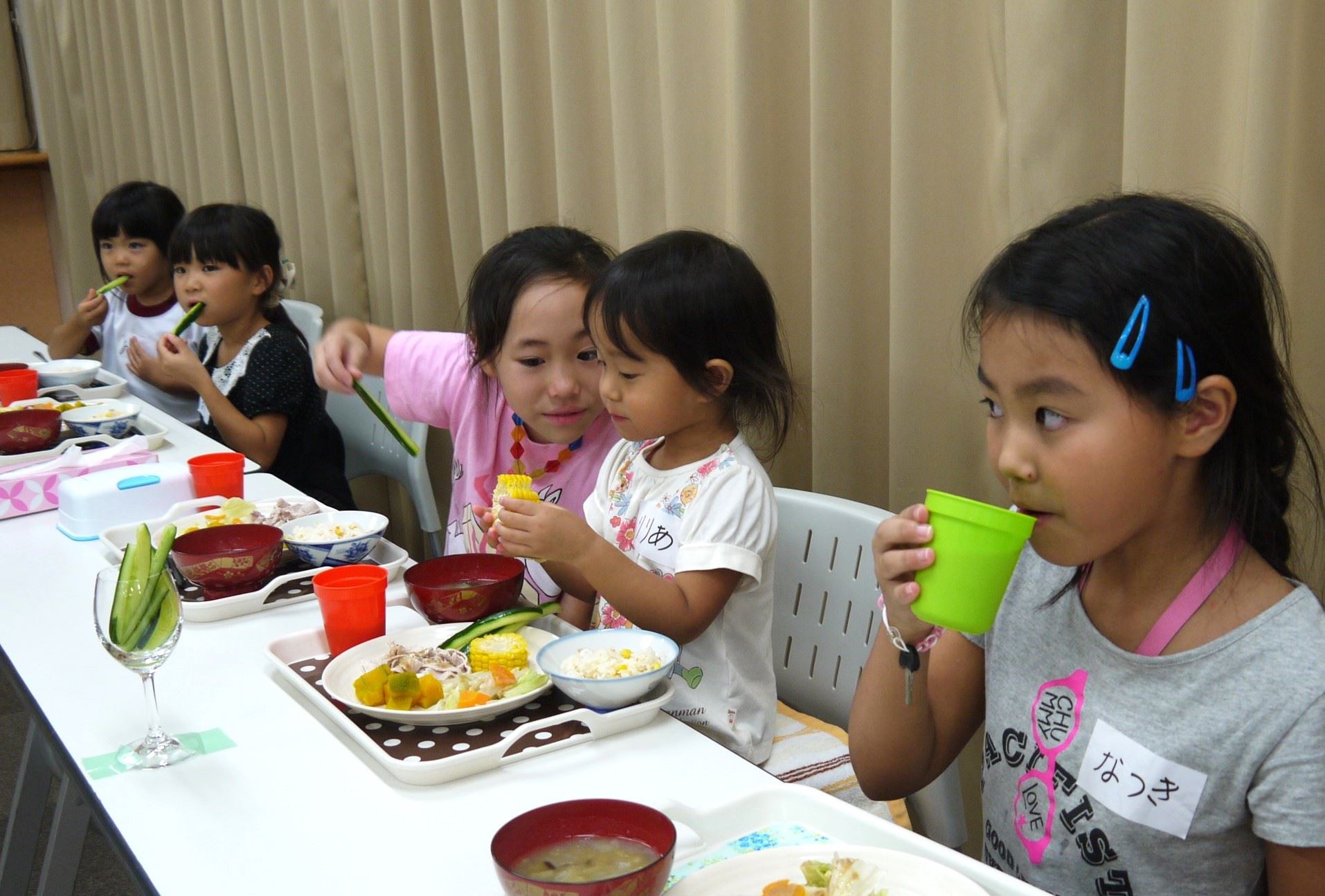 わいわい子ども食堂／子供たち