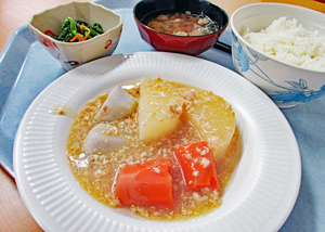 鶏そぼろあんかけ