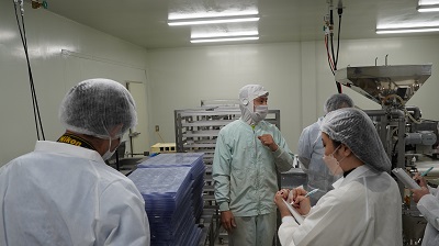 工場見学の様子