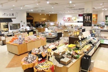 テーマパークの販売コーナー