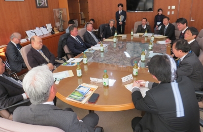 徳川将軍家御膳米生産組合意見交換