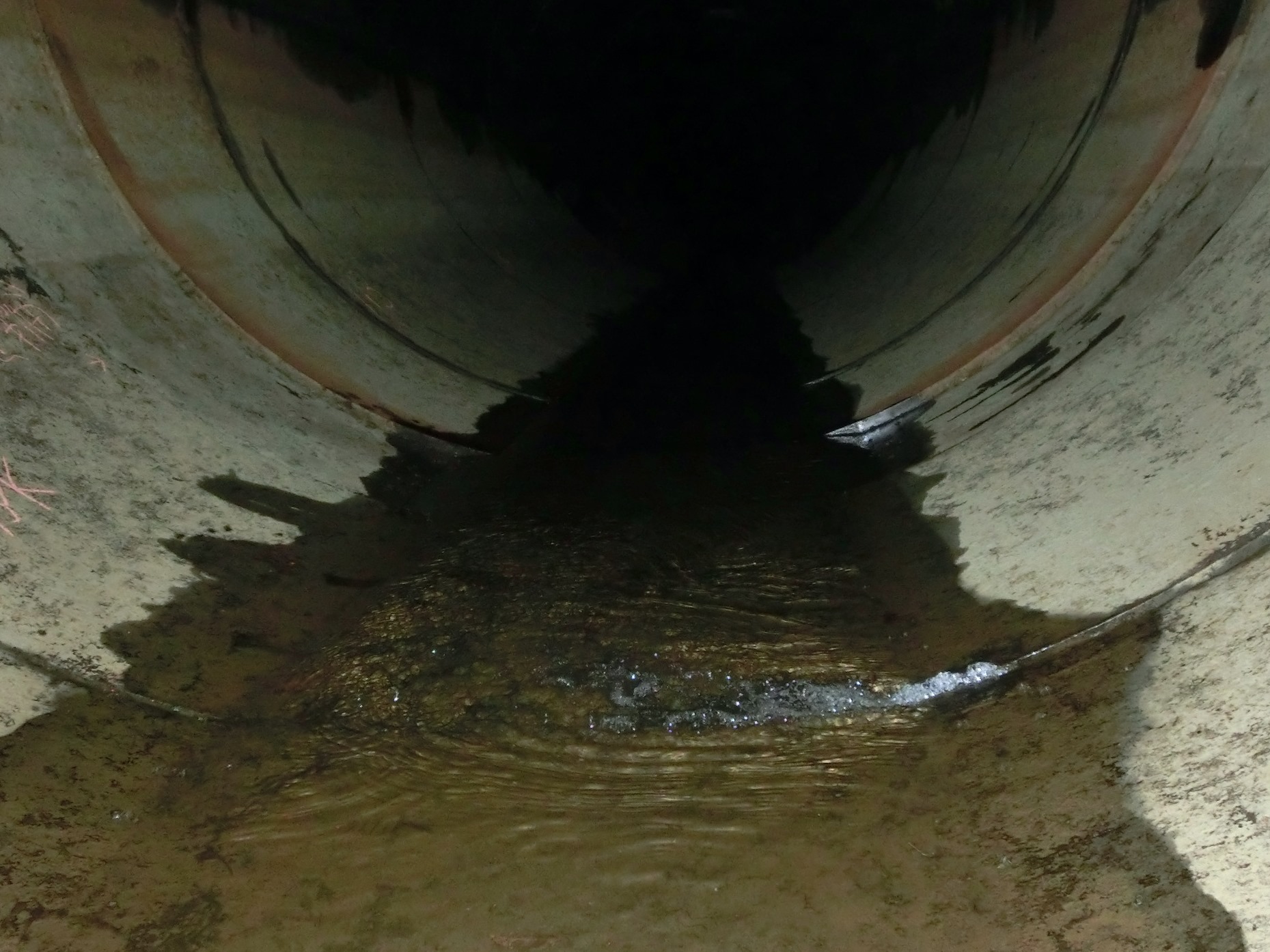 管内の漏水