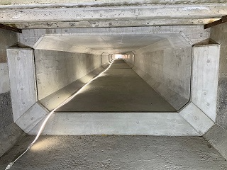 令和6年揖西幹線水路施工後