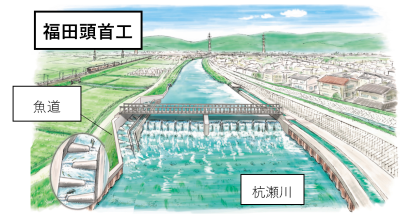 福田頭首工イメージ