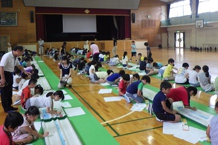 お絵かきの風景