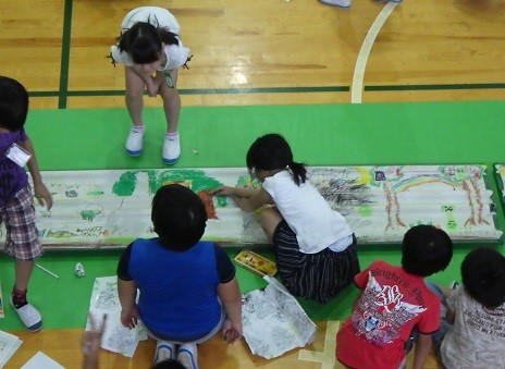 お絵かきの風景
