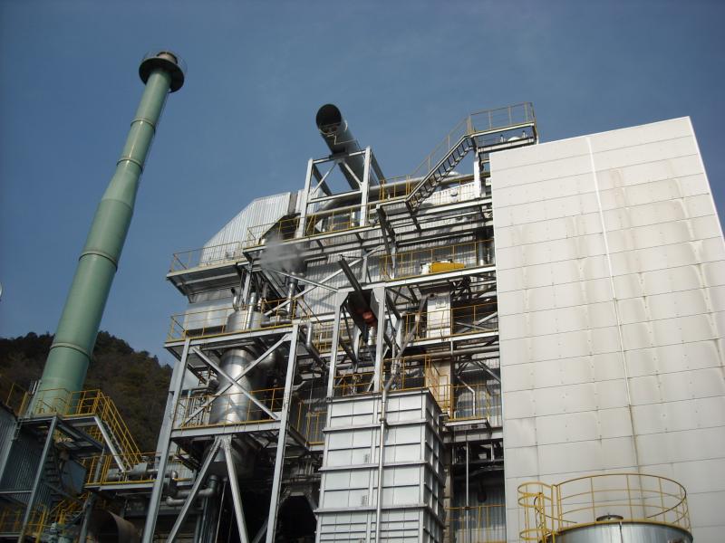 木質バイオマス発電（岐阜県川辺町）