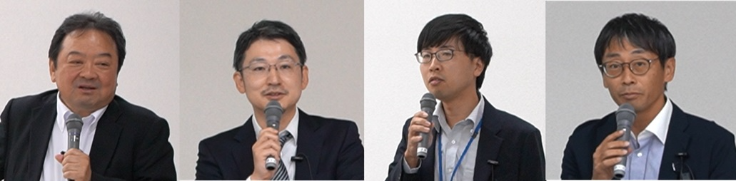 石川氏、加藤氏、浅見氏、森崎氏