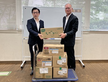 田原市社協へ寄贈の様子