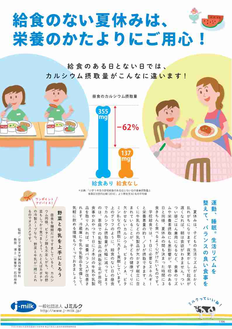 牛乳月間のポスター4枚目