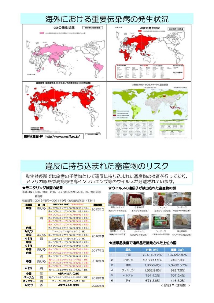 疫病発生・モニタリング調査