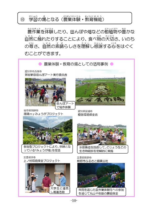 多面的機能の内容10