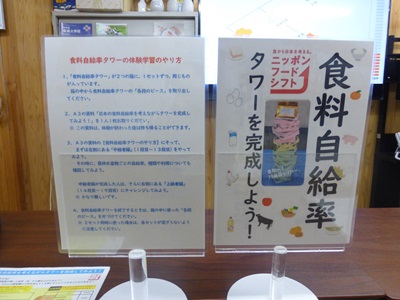 今年の消費者の部屋 食料自給率の展示写真3枚目
