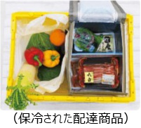 保冷された配達商品